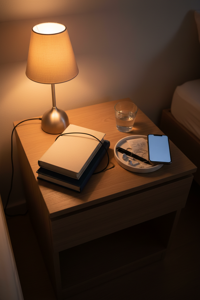 How to Set Up Your First Bedside Area for a Quieter Evening Routine