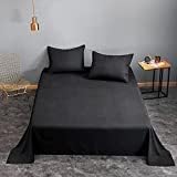 Microfiber Queen Bedding Flat Sheet, Ultra Soft and Wrinkle, Stain Resistant - Image 2