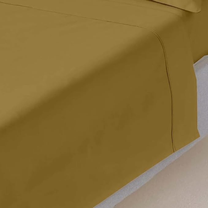 Mattress-Homes Oversized 100% Egyptian Cotton Top Sheet 1Pcs, Cool & Breathable by MattressHomes