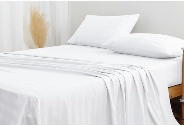 Flat Sheet Only 2 Pack, Queen Size 400 Thread Count 100% Egyptian Cotton Flat - Image 8