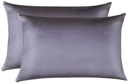 Jocoku 100% Mulberry Silk Pillowcases Set of 2 - Image 2