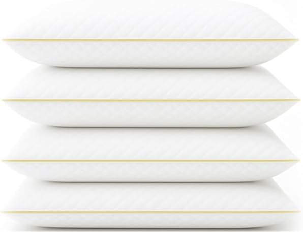 Royal Therapy 4-Pack Queen Memory Foam Pillow, Adjustable Shredded Bed Pillow - Image 3