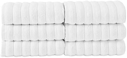 Classic Turkish Towels CTT Premium 6 Piece Hand Towels Set, 100% Turkish Cotton - Image 7