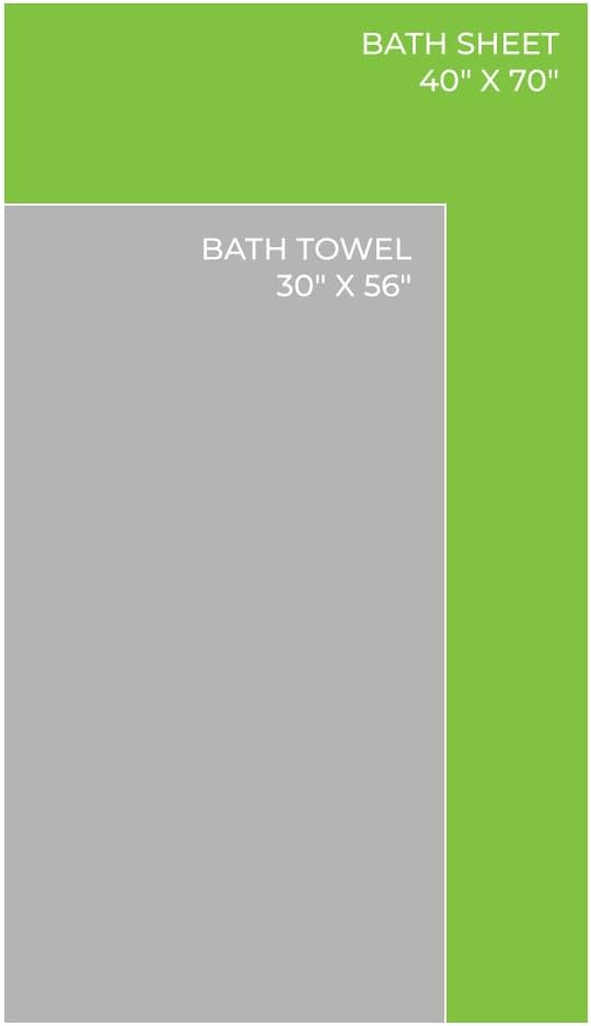 Cariloha Bath Towel | Stone |28"x54" | Turkish Cotton & Viscose Material Blend - Image 7