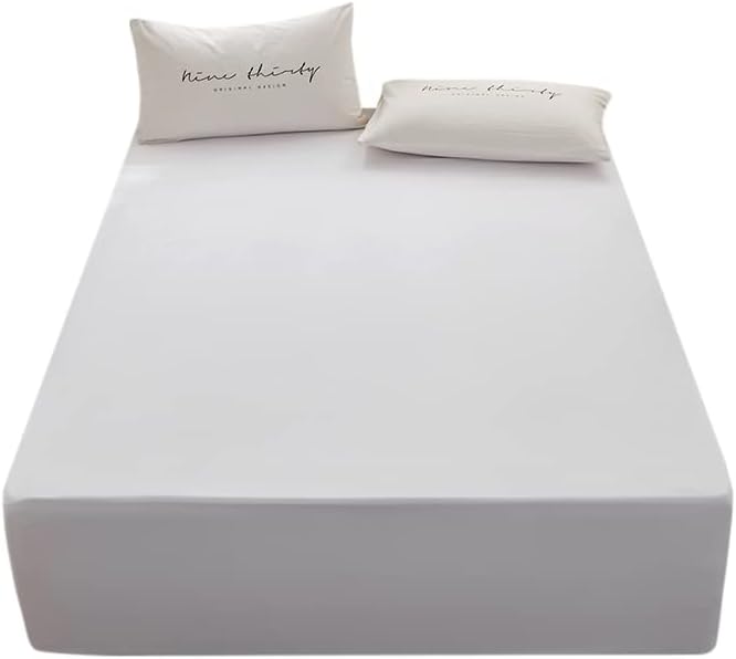 Bedding King Size Fitted Sheet Only-King Size Deep Pocket Bottom Fitted Sheet by rushrushlulu