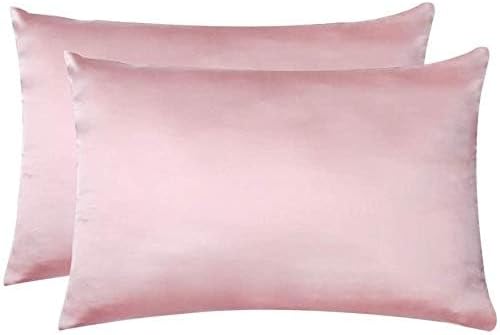 Jocoku 100% Mulberry Silk Pillowcases Set of 2 - Image 2