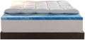 Sleep Innovations Dual Layer 4 Inch Memory Foam Mattress Topper, Queen Size by SleepInnovations