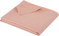Twin Flat Sheet Only，66x96Inch Lotus Pink by Hotella