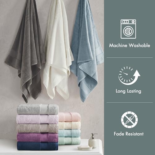 Madison Park Turkish 100% Cotton 600Gsm Luxury Premium Thick Soft Absorbent - Image 6