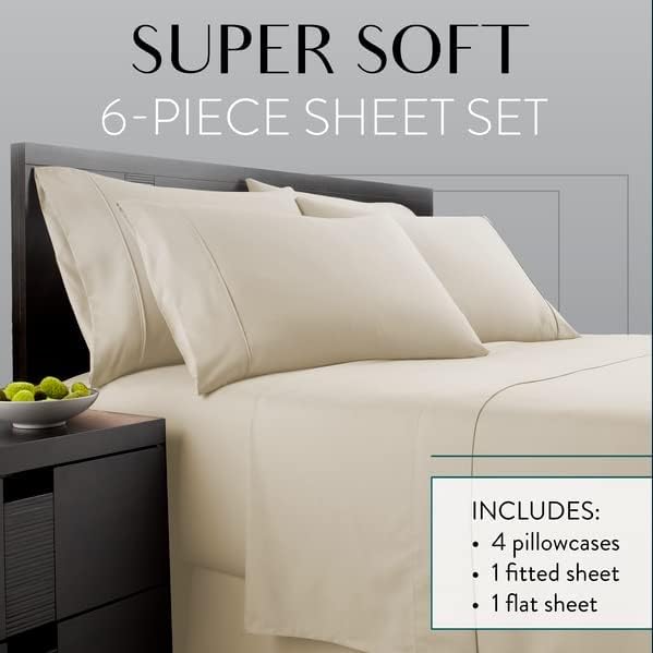 Danjor Linens Bed Sheet Set Queen Size - Image 2