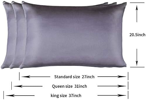 Jocoku 100% Mulberry Silk Pillowcases Set of 2 - Image 6