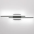 Ralbay 32" Black Bathroom Vanity Lights 36W Frosted Aluminum Modern LED Matte by RalbayLighting
