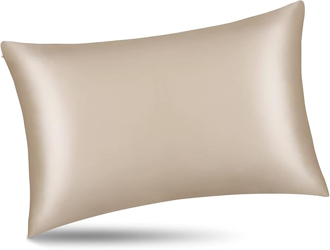 ALASKA BEAR Natural Silk Pillowcase, Hypoallergenic, 19 Momme, 600 Thread Count by ALASKABEAR