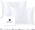Silk Pillow Cases 2 Pack, Ravmix Both Sides Mulberry Silk Pillowcases Set of 2 by Ravmix