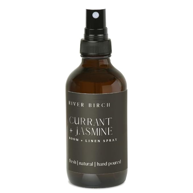 River Birch Currant + Jasmine Scented Linen and Room Spray | Home Fragrance | 4 by RiverBirch