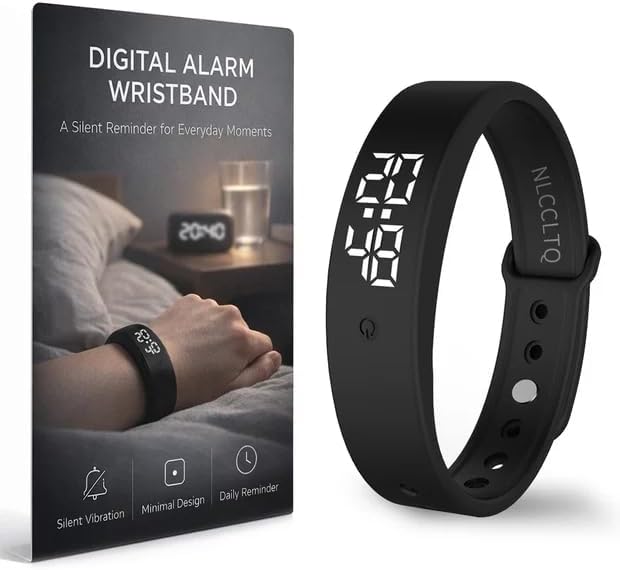 Effective Alarm Clocks for Deep Sleepers Silent Vibrating Wristband Shock Wrist by Unknown