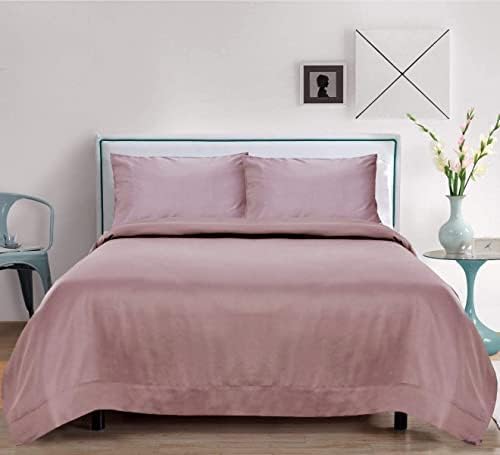 LINENWALAS Fitted Sheet Only Viscose Derived from Bamboo, Bottom Sheet by LINENWALAS