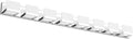 Tipace 8 Lights Modern LED Chrome Vanity Light by Tipace