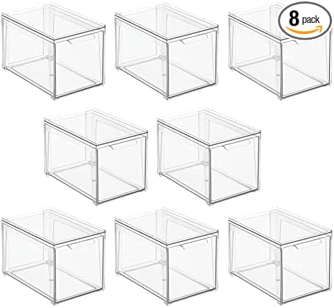 mDesign Plastic Stackable Bathroom Storage by mDesign