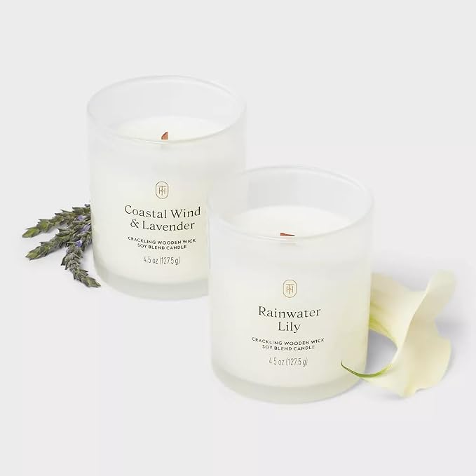 Threshold Milky Coastal Wind and Lavender and Rainwater Lily Scented lidded - Image 3