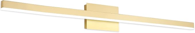 Joossnwell Gold Vanity Lights Bar 47.2 inch Modern LED Bathroom Light Fixtures by Joossnwell