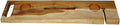 EcoDecors Eleganto 36" Live Edge Solid Teak Bath Caddy Tray by EcoDecors