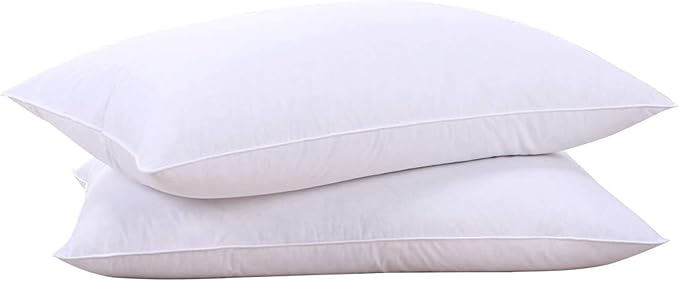 puredown® Goose Feathers and Down White Pillows by Puredown