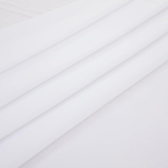 Full Flat Sheet Only， 80x96Inch White - Image 4