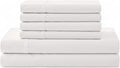 Linen Home 100% Cotton Percale Sheet Set, Full Size, Deep Pocket, 6 Pieces Set by LINENHOME