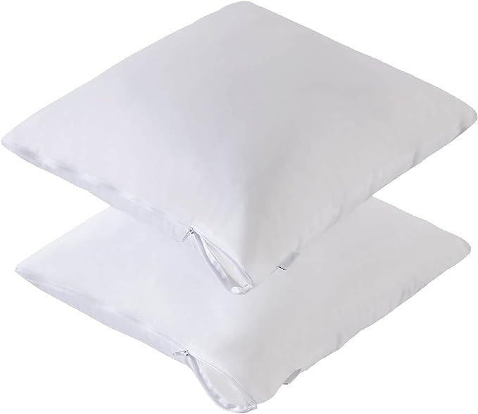 Waterproof Feather Proof Euro Pillow Protectors by Kingnex