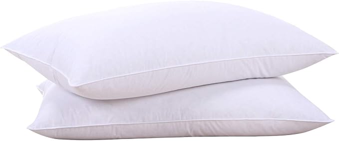 puredown® Goose Feathers and Down White Pillows - Image 4