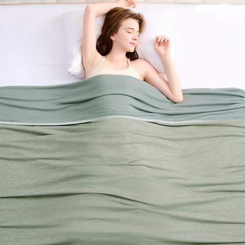 Topcee Cooling Blanket for Night Sweats Absorbs Heat to Keep Adults, Children by Topcee%E2%80%94ForYourGoodSleep