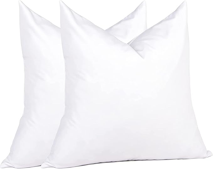puredown® Euro Pillow Inserts 24 x 24, Feather Down Pillow Stuffer, and Cushion by Puredown