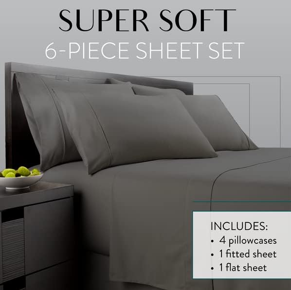 Danjor Linens Bed Sheet Set Cal King - Image 2