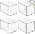 mDesign Plastic Stackable Bathroom Storage by mDesign