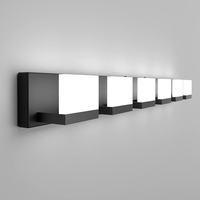 Tipace Dimmable Modern 6 Lights LED Vanity Light - Image 6