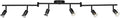 Globe Electric 59693 6-Light Foldable Track Lighting Kit, Matte Black Finish by GlobeElectric
