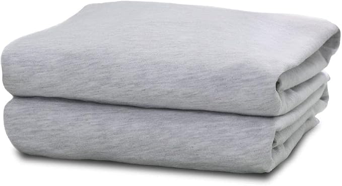 Knit Jersey 100% Cotton 2 Full XL Fitted Bed Sheets T-Shirt Comfy, Ultra Soft by DestinyCrescentBedding