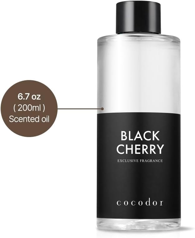 COCODOR Reed Diffuser Oil Refill/Black Cherry/6.7oz/1 Pack/Aroma Therapy - Image 3