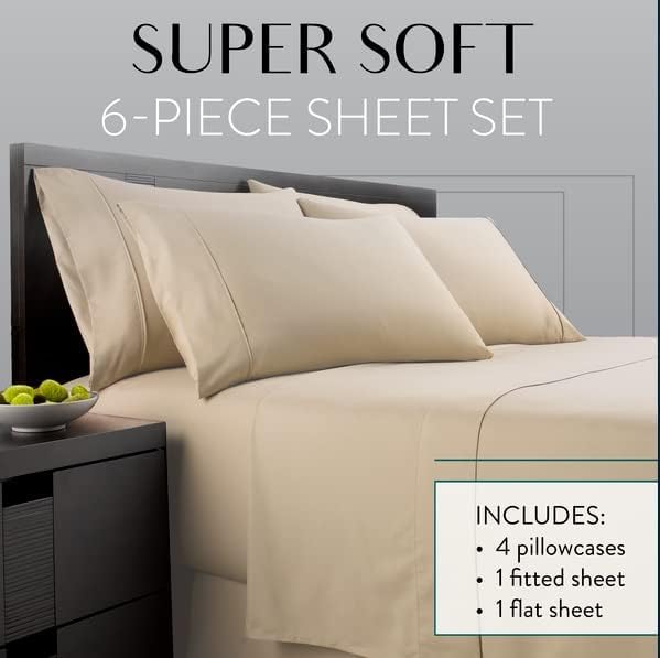 Danjor Linens Bed Sheet Set Queen Size - Image 3
