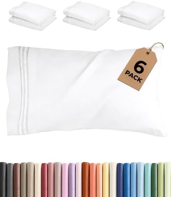 Standard Pillow Cases Set of 6 by CGKUnlimited