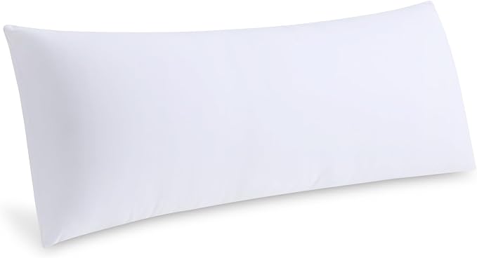 Leeden Full Body Pillow for Adults, Firm and Fluffy Long Pillow Insert by LEEDEN