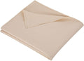 Queen Flat Sheet Only， 90x102Inch Beige by Hotella