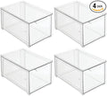 mDesign Plastic Stackable Bathroom Storage by mDesign