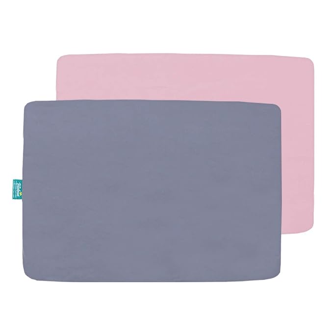 Biloban Mini Crib Sheets Fitted, 2 Pack Mini Crib Sheet Fits - Image 6