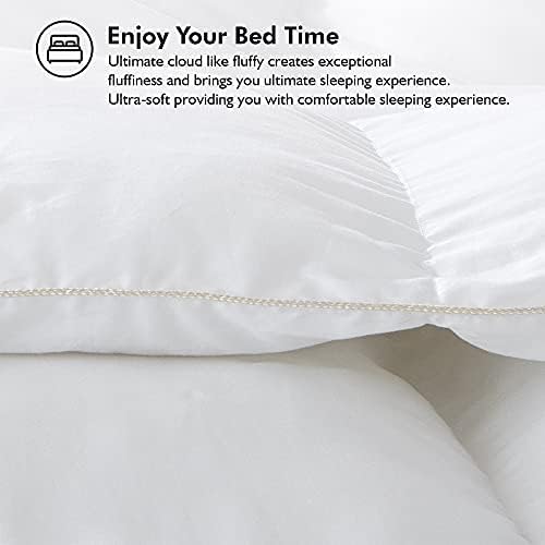 Luxurious Queen Size Goose Down Fiber Waterfowl Feather Fiber Comforter - Image 6