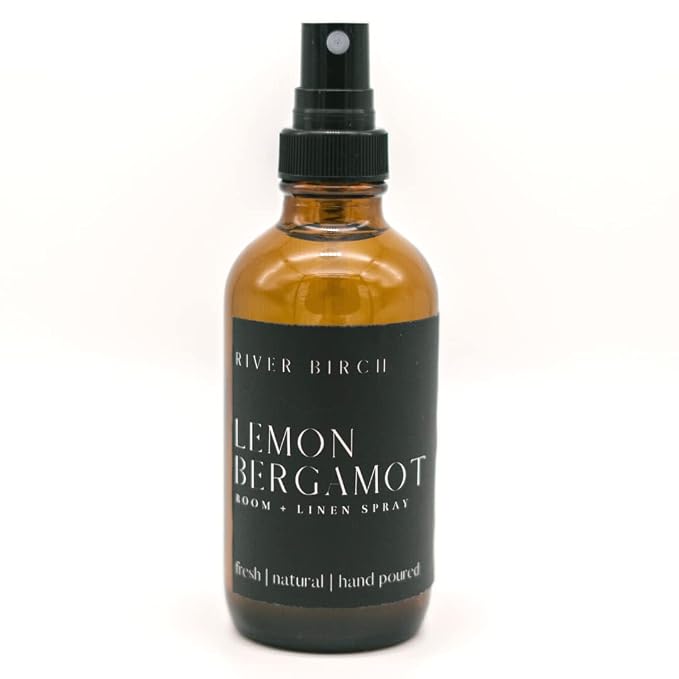 River Birch Lemon Bergamot Linen and Room Spray | Home Fragrance | 4 oz Glass by RiverBirch