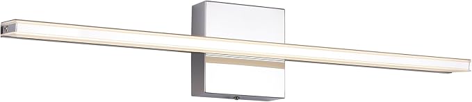 Chrome Bathroom Light Fixtures 24 Inch Bath Wall Lighting IP44 14W Vanity Lamp by BRIVOLART