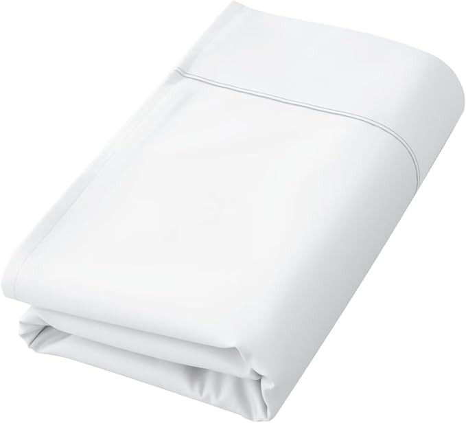 Cotton Flat Sheets Only, 600 TC 100% Cotton Flat Sheet Top Sheet Only, King by ShunjieHome
