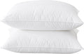 BHZ Goose Down Feather Pillows Queen Size Set of 2, Hotel Collection Bed Pillows by BHZHouseholdProducts